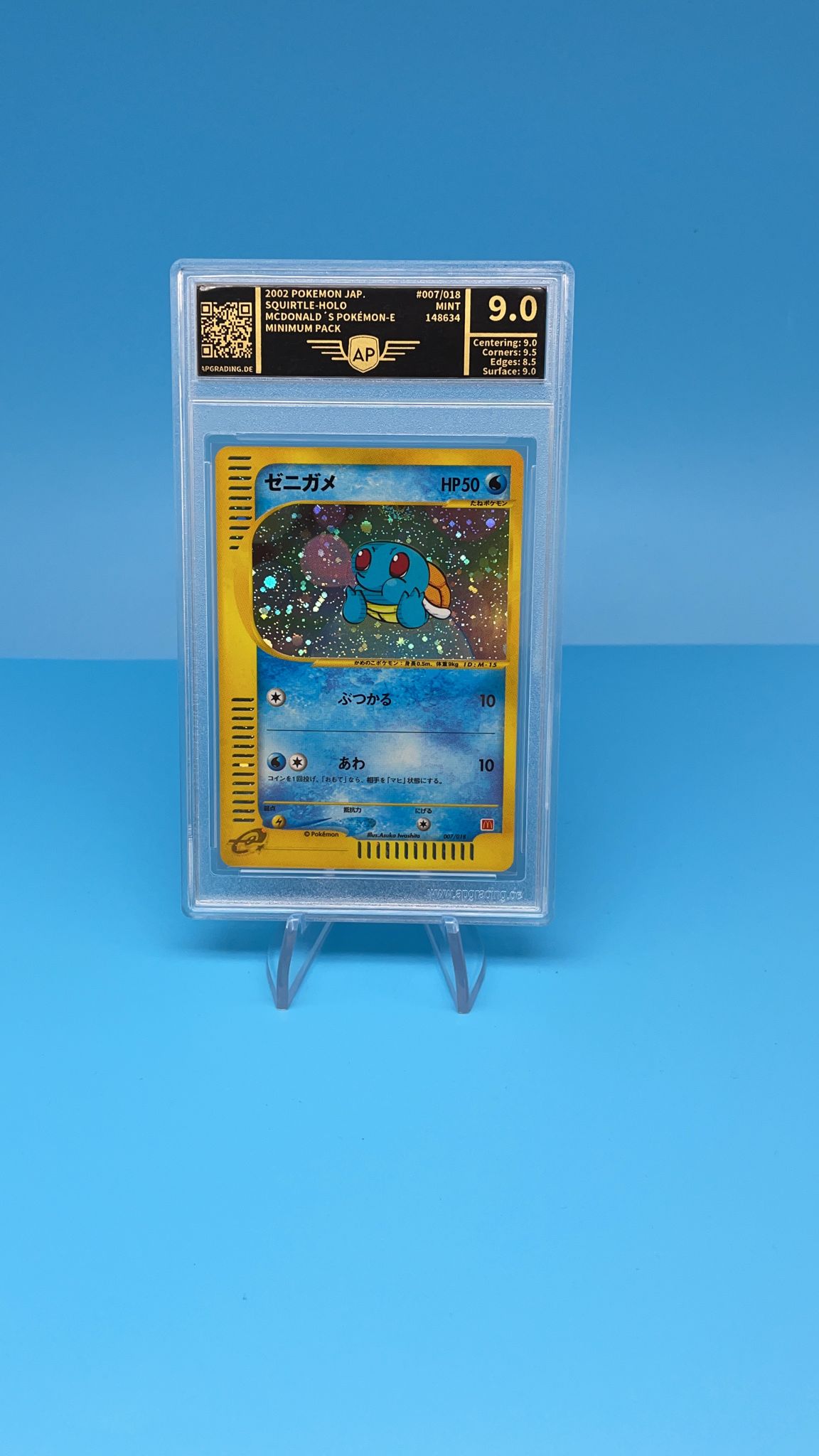 Squirtle McDonald´s Pokemon-E Minimum Pack 2002